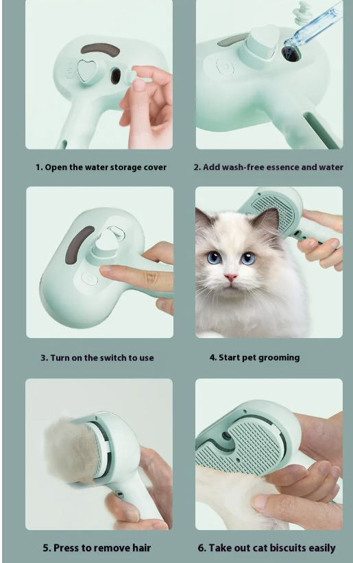 Mist Comb Pet Groomer