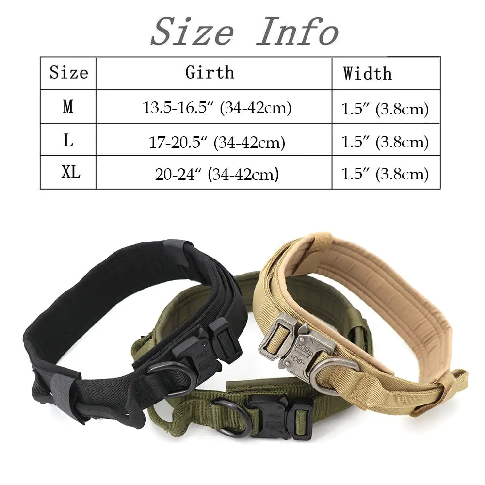 Military Grade Dog Collar Set